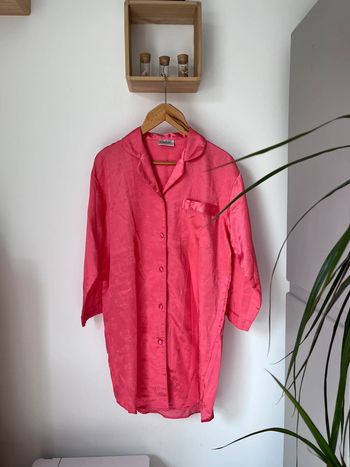 Chemise de nuit rose