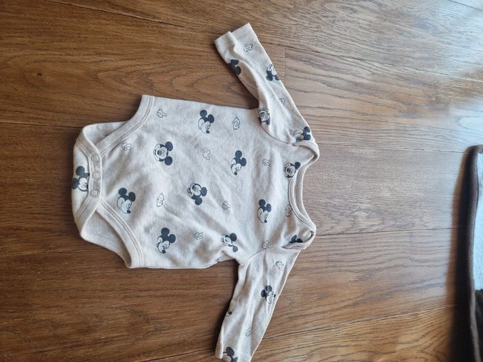 Lot de 3 boddies coton Disney store manches longues - photo numéro 8