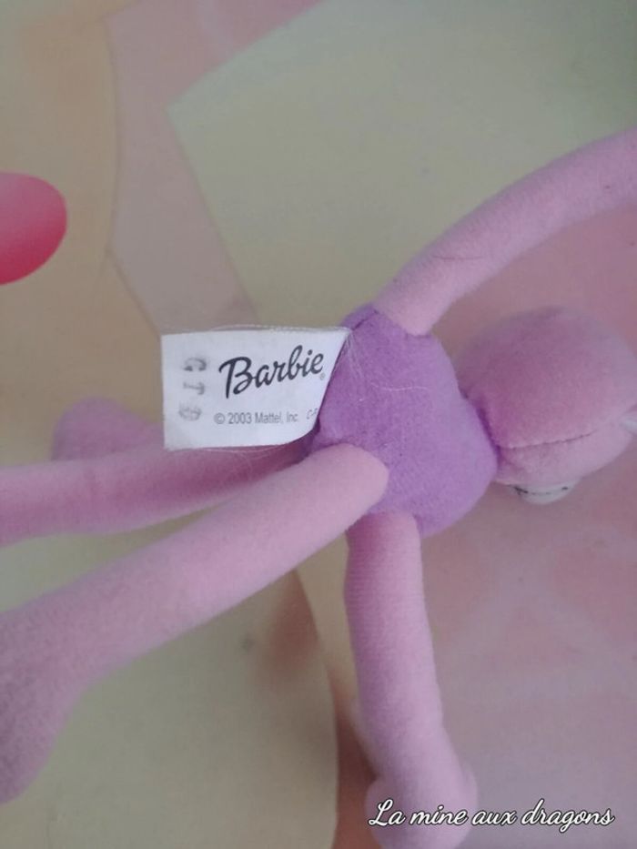 Barbie 2003 Mattel Mcdonald chat rose gatto cat plush peluche rare - photo numéro 2