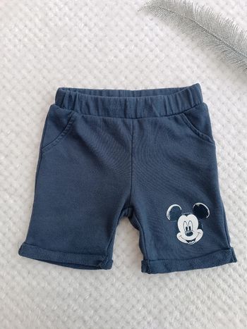 🔸Short bleu marine Mickey - Disney Baby 24M🔸