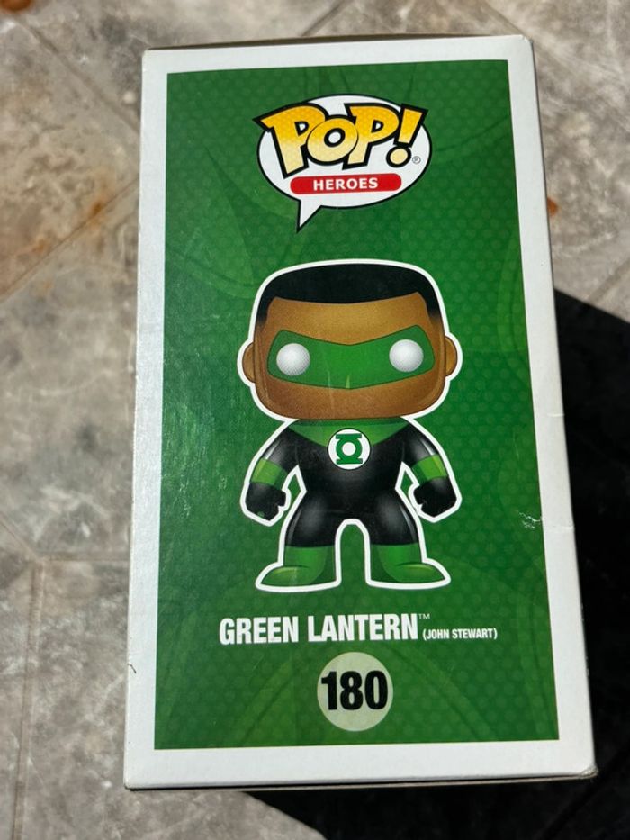 🟢Funko Pop 180 DC Super Heroes Green Lantern John Stewart Exclusive 🟢 - photo numéro 3
