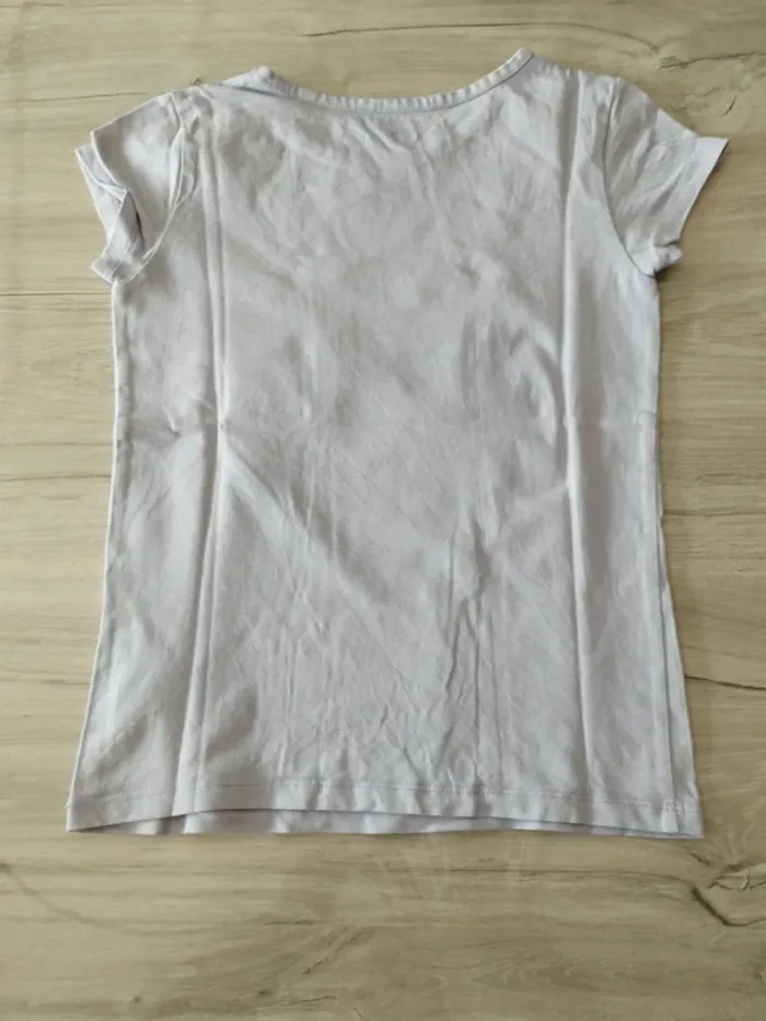 Tee-shirt à manches courtes - filles - 8 ans - photo numéro 2