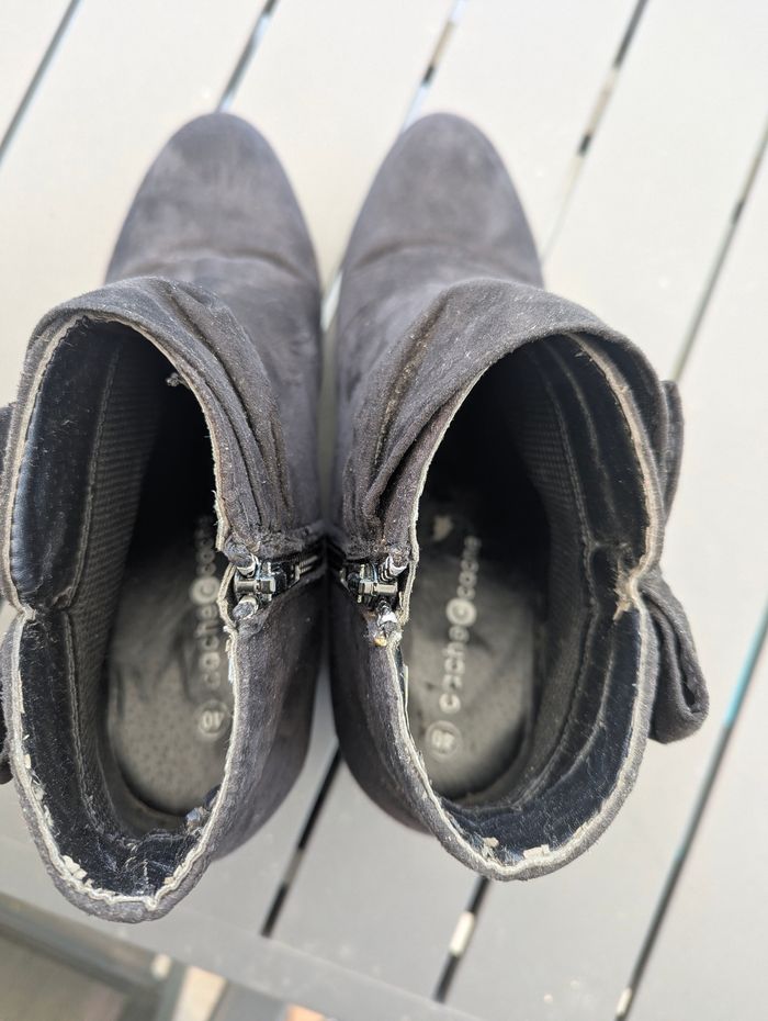 Paire de bottines en très bon état taille 40 femme - photo numéro 6