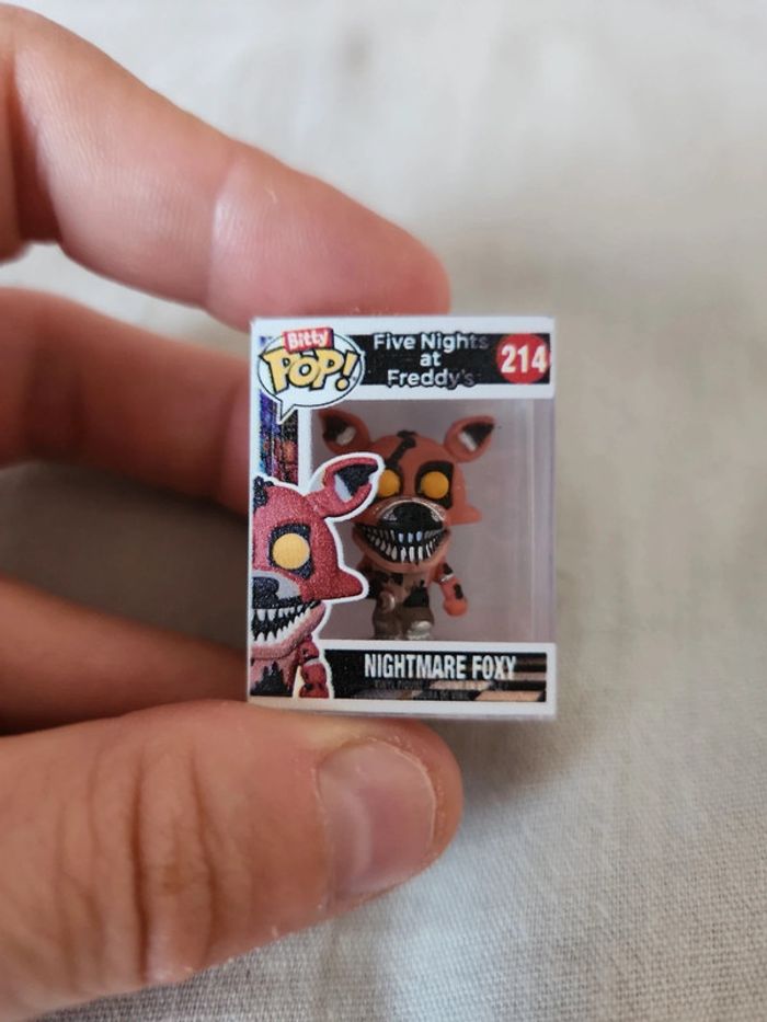 Funko Pop Bitty Pop Nightmare Foxy Five Night's at Freddy's - photo numéro 4