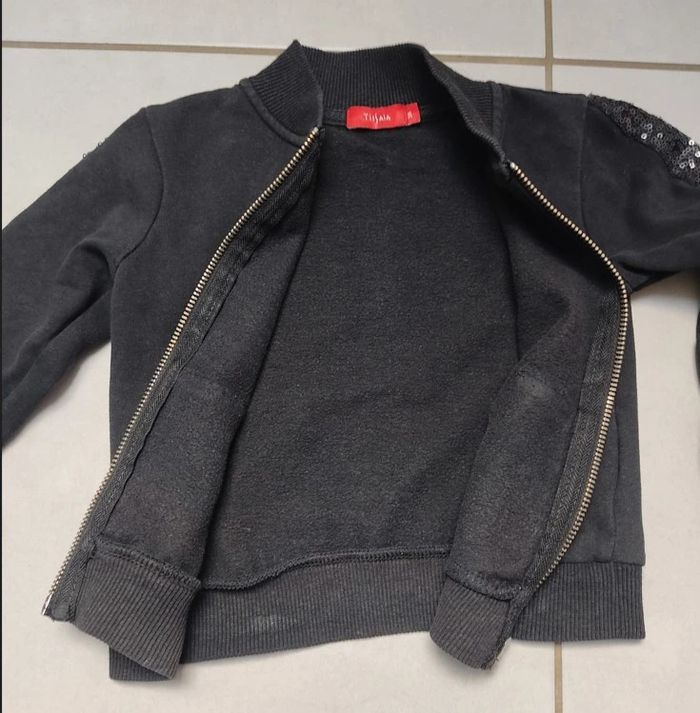 Sweat Zippé Tissaia taille 3ans fille - photo numéro 3