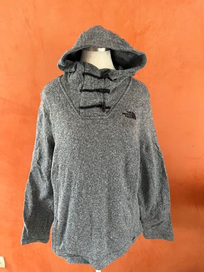 Pull chaud à capuche à enfiler – Femme – The North Face – Taille L – Gris chiné - photo numéro 2