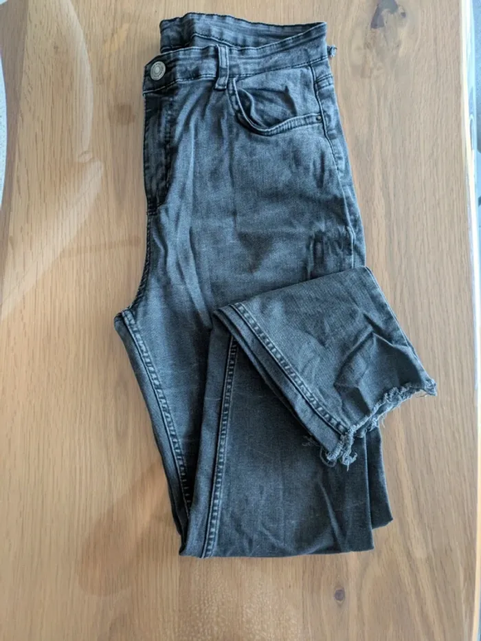 Jean gris/noir