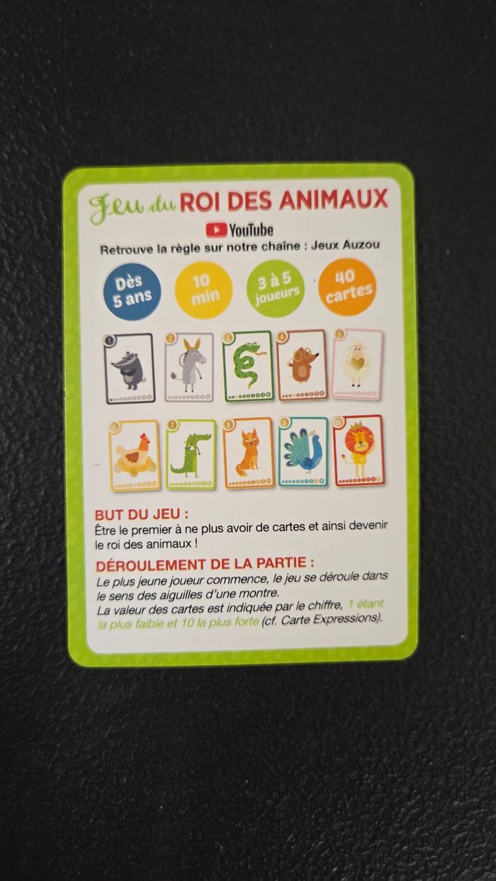 Jeux de carte Le president dès 5 ans - photo numéro 3