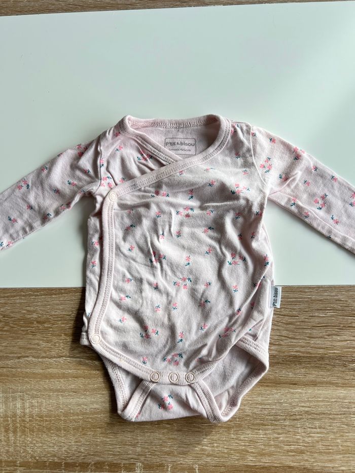Lot bodies manches longues fille 1 mois - photo numéro 10