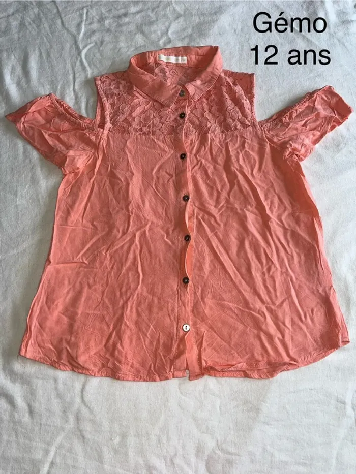 Chemise sans manches gemo 12 ans