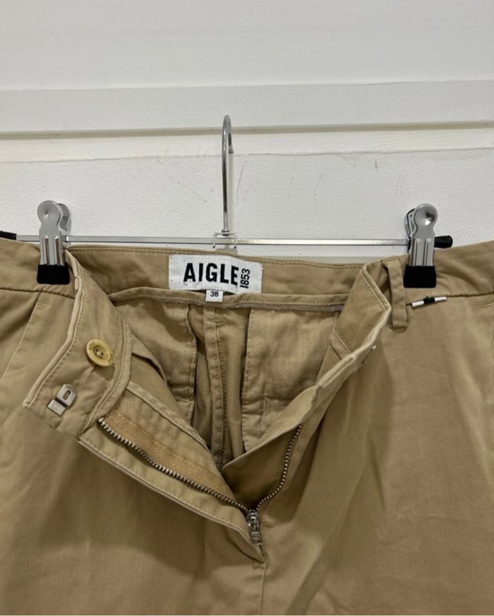 Pantalon aigle taille 38 beige neuf - photo numéro 5