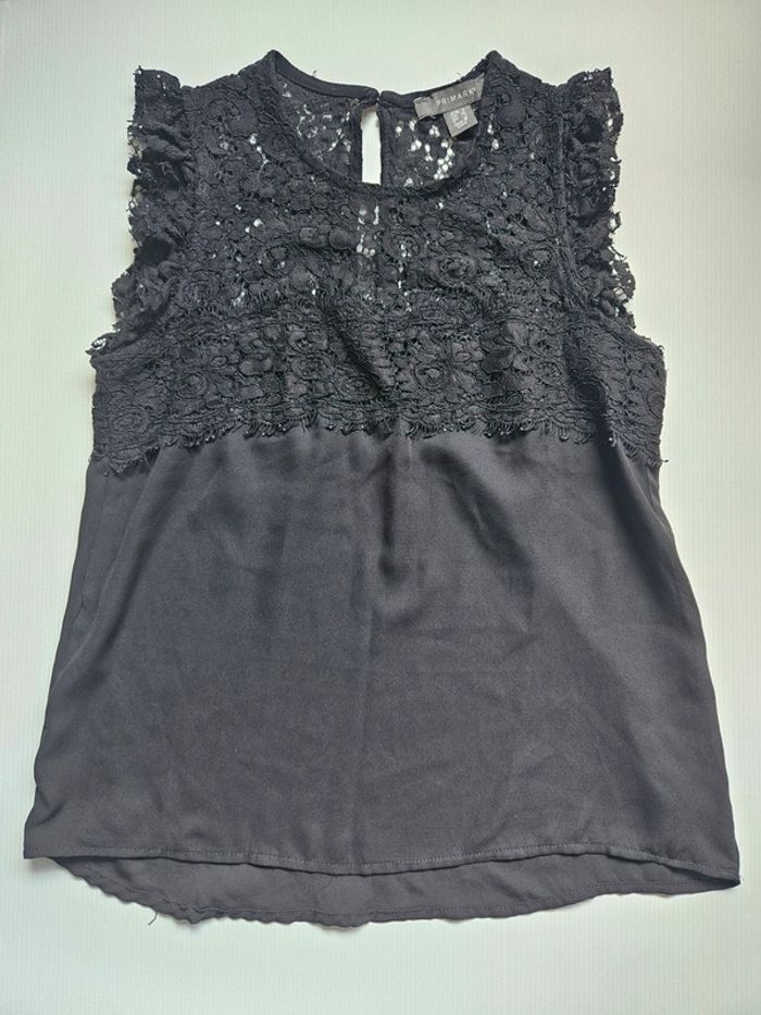 Tee shirt fluide dentelle