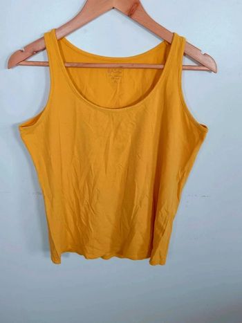 C23 débardeur moutarde Basic XL