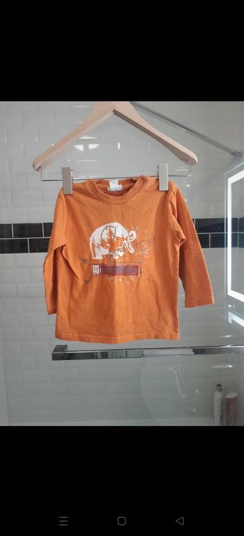 Tee shirt manches longues garçon en  2 ans Vertbaudet