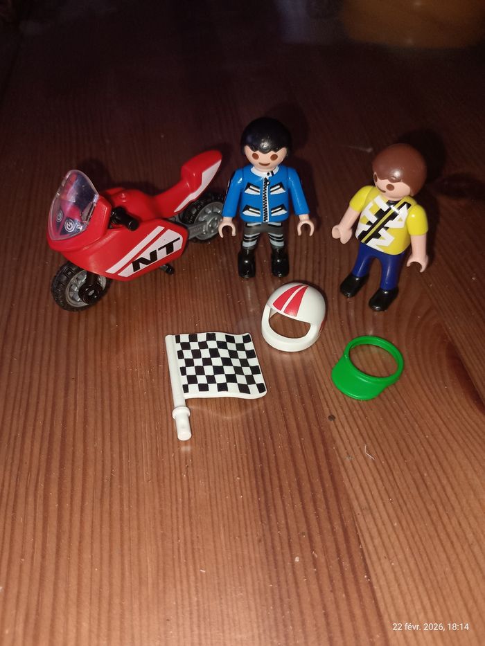 Playmobil - set 4780 - 2 enfants et mini moto