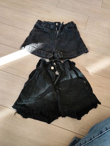 Short en jeans fille