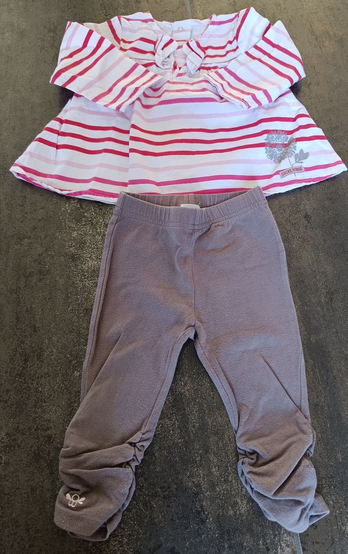 Ensemble fille 12 mois