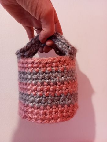 Petit panier au crochet