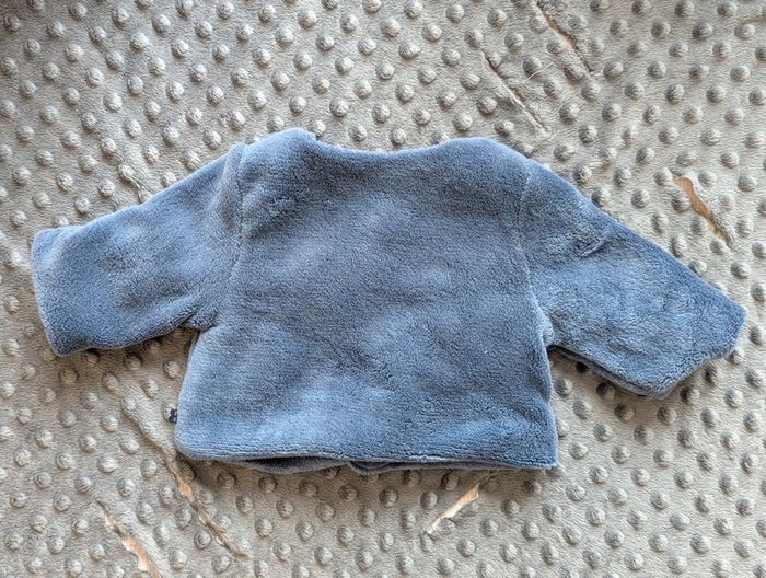 Veste en velours bleu 1 mois - Obaïdi - photo numéro 3