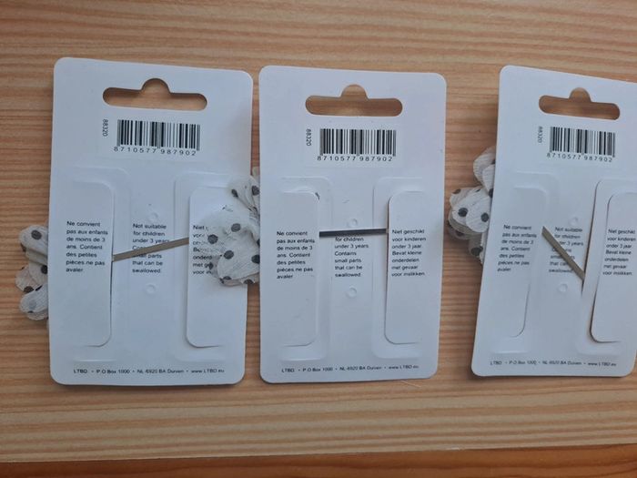 Barrettes noeud - photo numéro 2