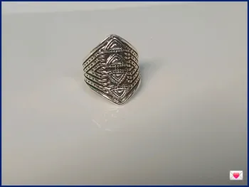 Bagues argentées acier inoxydable – Taille 16 mm – Résistantes & tendance