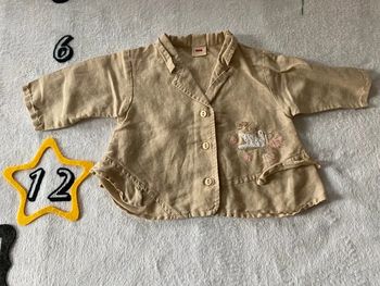 Veste en lin 12 mois