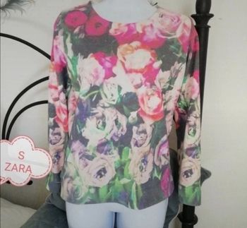 Haut floral femme 36