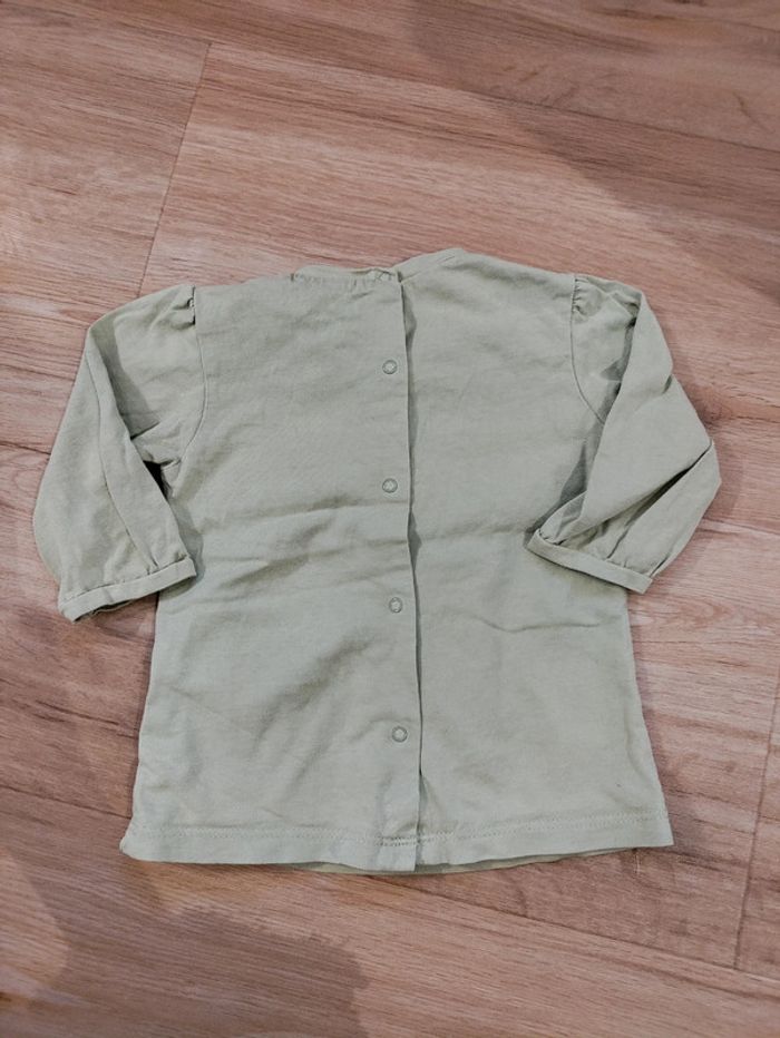 T-shirt manches longue 9 mois 71cm - photo numéro 3
