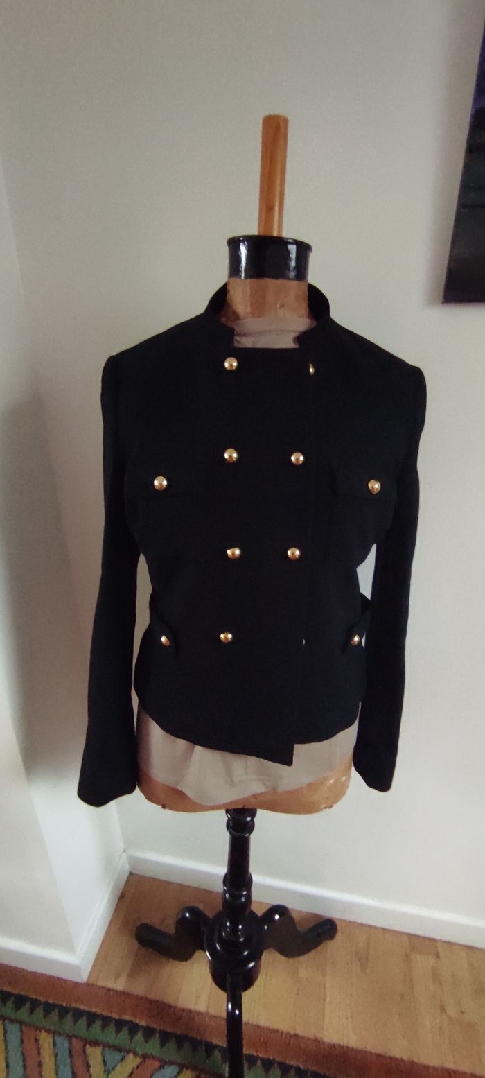 Jolie veste officier en flannelle - photo numéro 2