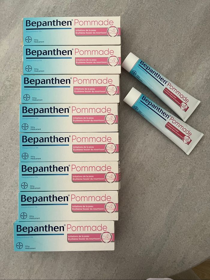 Lots 10 tubes Bepanthen