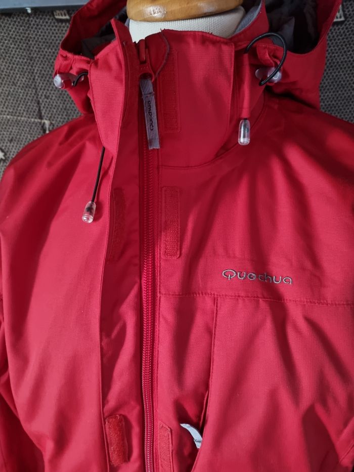 Veste imperméable rouge taille M Quechua - photo numéro 2