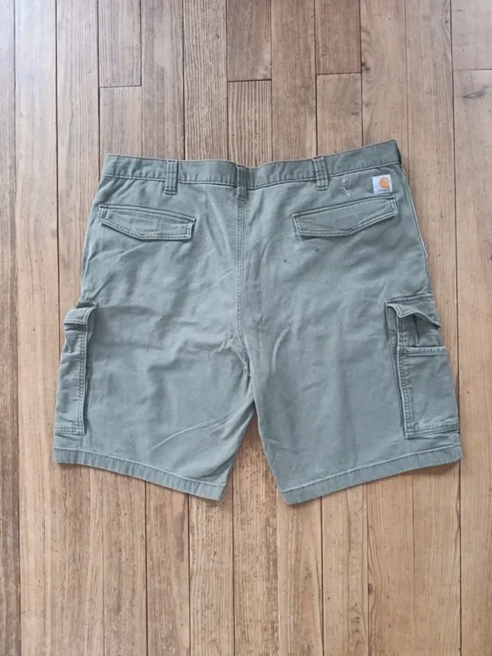 Short jean Carhartt Workwear relaxed-fit Carpenter W44 - photo numéro 3