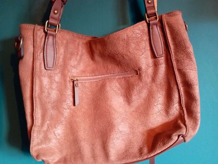 Sac à main effet daim - photo numéro 2