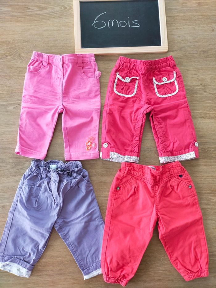 Pantalons fille taille 6mois