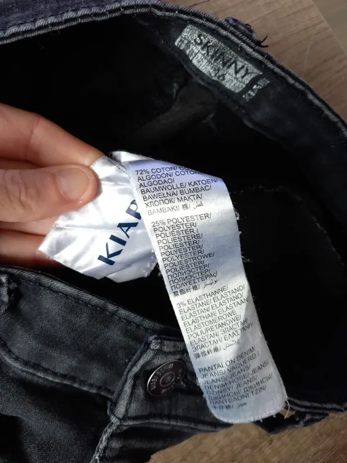 Jean noir Skinny T36 - photo numéro 7