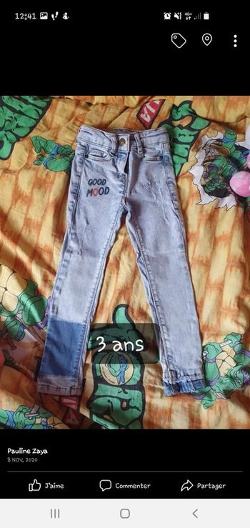 Jeans slim 3 ans
