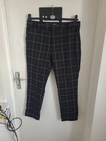 Pantalon pince a carreaux