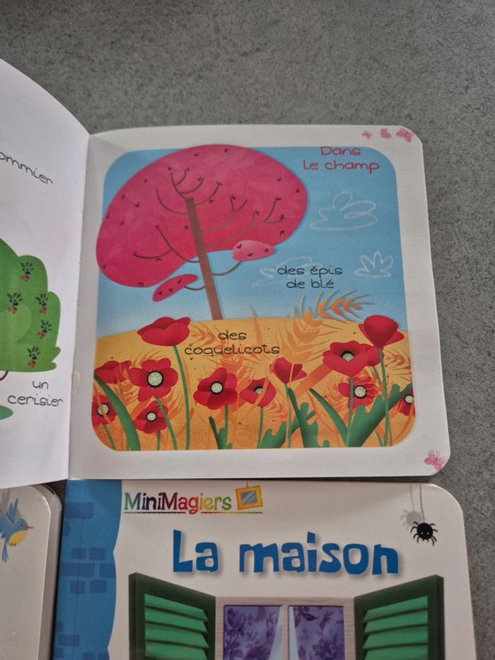 4 livres mini imagiers la ferme, les couleurs, la maison et la nature - photo numéro 3