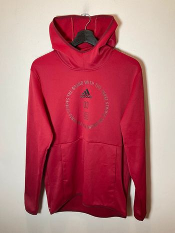 Sweat à capuche pour homme Adidas rouge foncé taille M 207
