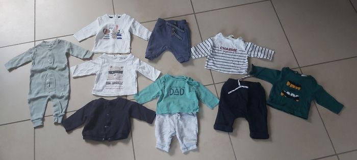 Ensemble bébé garcon 1 mois