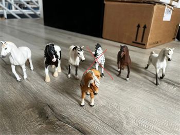 Lot chevaux schleichs