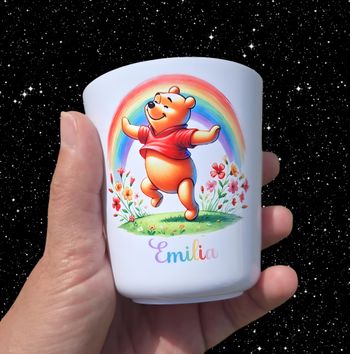 verre gobelet personnalisé winnie neuf