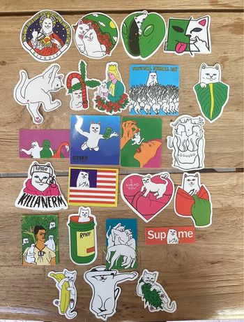 24 stickers Ripndip