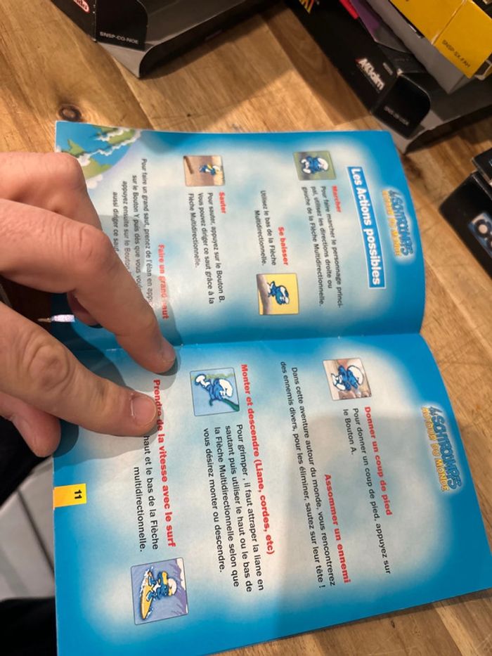 Notice les Schtroumpfs autour du monde - Super nintendo - photo numéro 5