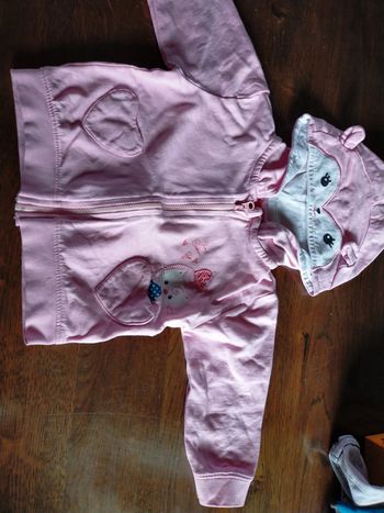 Jolie veste à capuche 12 mois