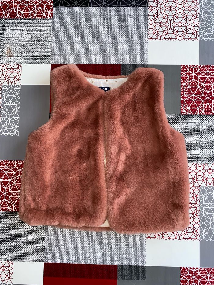 Gilet cardigan sans manches fille kiabi