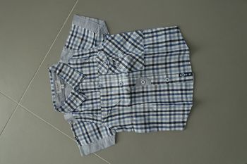 Chemise manches courtes
Carreaux bleus
Alphabet
12 mois