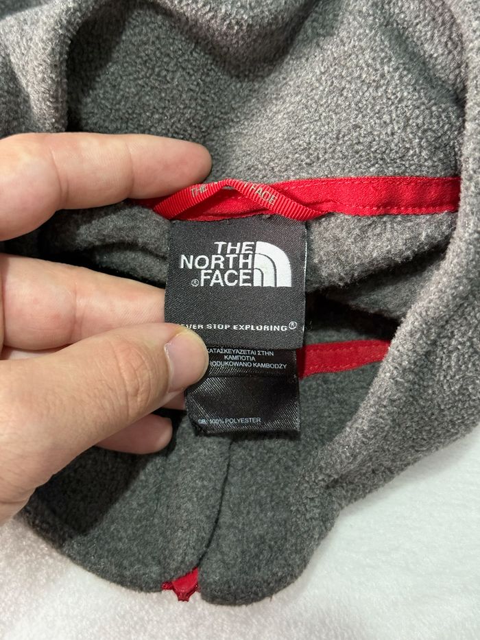 Polaire demi zip The north face gris pour homme grande taille XL - photo numéro 8