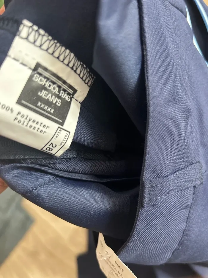 Pantalon bleu marine à Pate d’éléphant School Rag 28 S - photo numéro 5