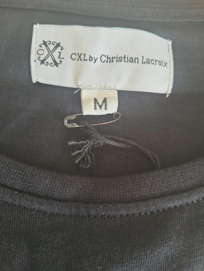 T shirt Christian lacroix noir cxl taille M - photo numéro 3